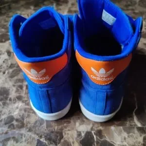 adidas | Shoes | Adidas Kareem Abduljabbar Blue Suede Orange  display picture 3